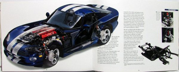 1996 Dodge Viper GTS Sales Brochure