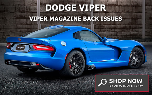 Dodge Viper Quarterly Magazines